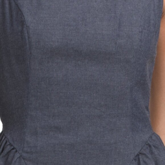 SUNDAY EDITION Denim Basque Waist Dress - Picture 3 of 3